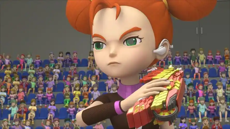 魔幻陀螺5:猎鹰二号和飓风一号组成烈焰风暴阵型!