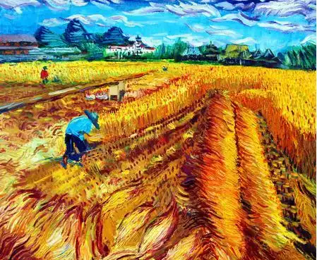 绘画丰收的季节先用铅笔勾勒出什么