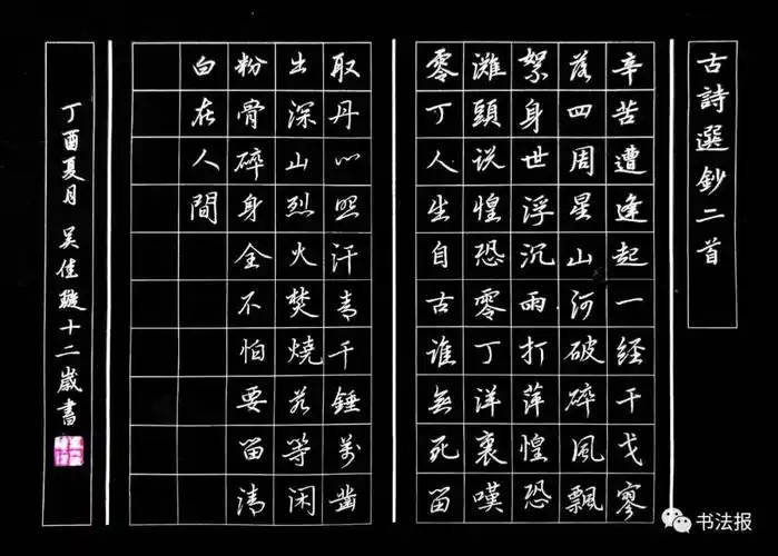 小朋友厉害了能写这么漂亮的钢笔字