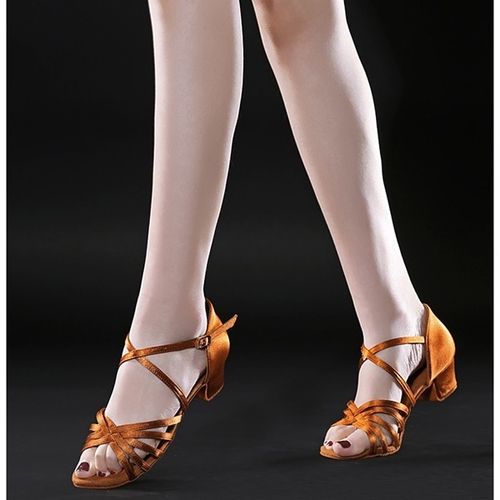 【拉丁舞鞋 高品质】拉丁舞鞋儿童女孩拉丁舞初学者少儿中软底练功