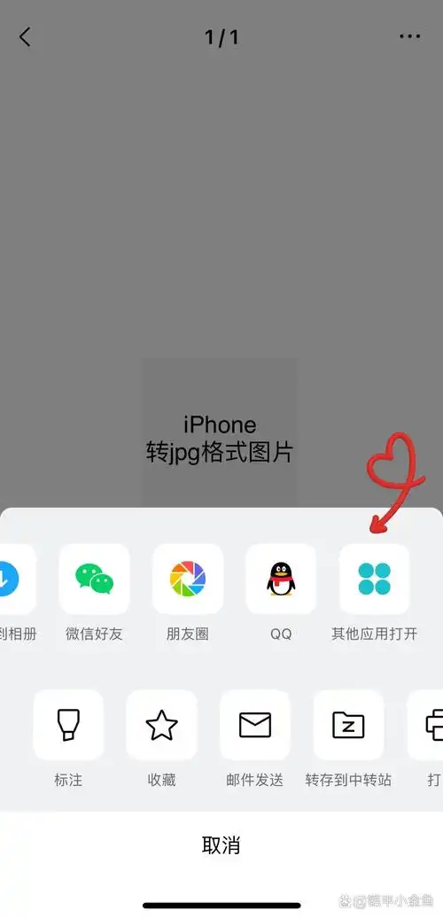 iphone如何图片转jpg格式