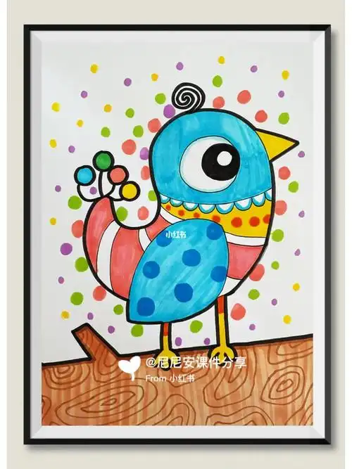 小鸡小鸡儿童画