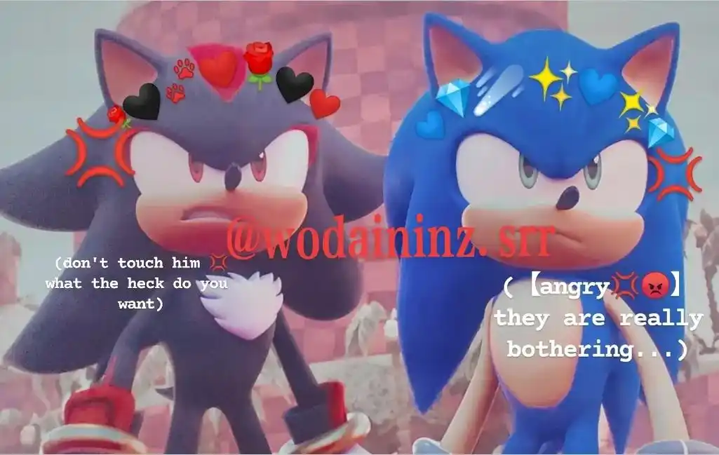 sonic and shadow cp icons 索尼克和 - 抖音