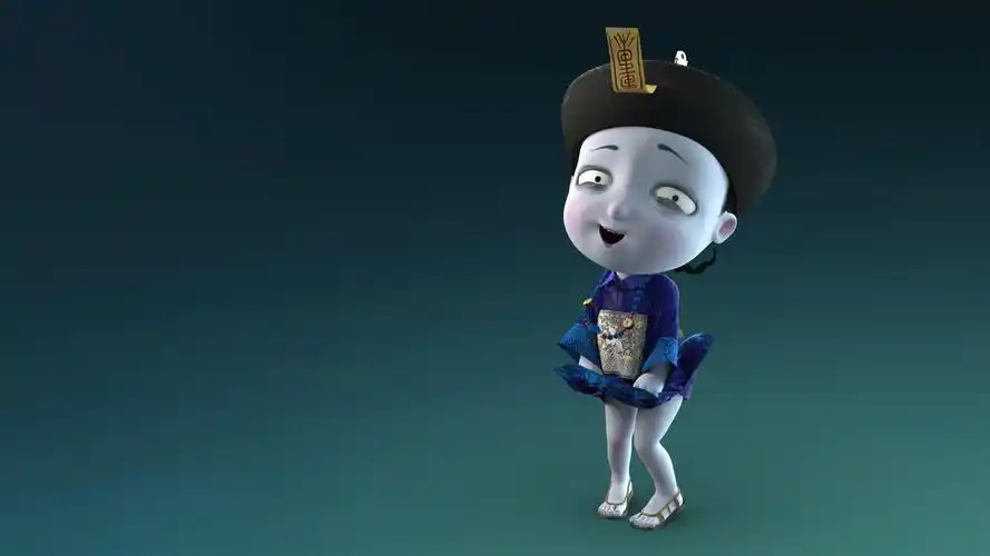 可爱卡通人物僵小鱼图片桌面壁纸