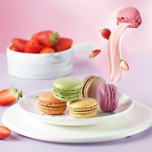 法式马卡龙蛋糕糕点甜点夹心饼干巧克力礼盒装过年送礼休闲零食品