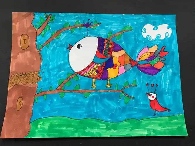 二(3)班《小鸟的家》作品集