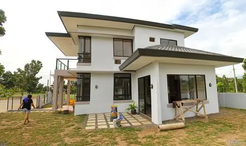 新农村自建房两层10米x10米东南亚风格广东福建沿海自建别墅设计图