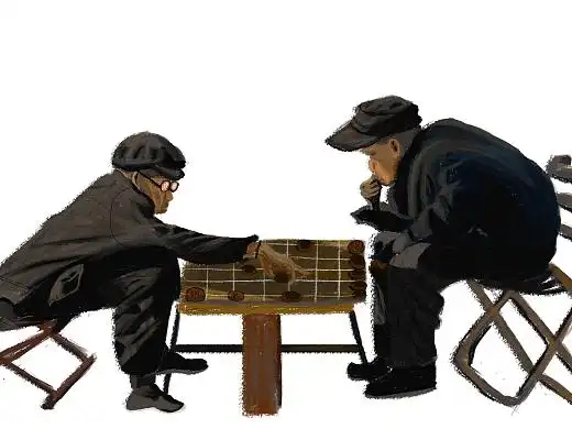 下棋插画-创作习作185032年前海插画-创作习作65012年前访客字酷zico