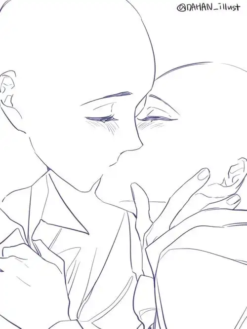 图片来源:dahan_illust素材分类:双人互动 - 半次元 - acg爱好者社区