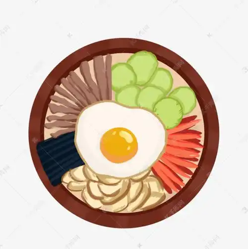 蔬菜石锅拌饭韩国美食插图