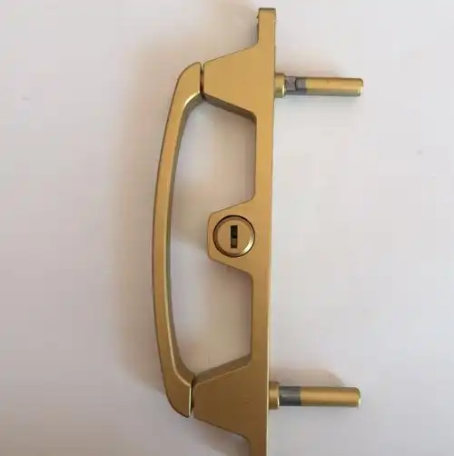 金色锌合金双点锁 各种纱窗锁 金刚网锁