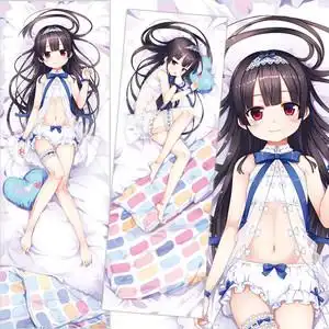 动漫等身抱枕套图片