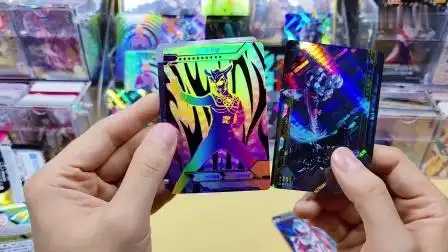 奥特曼卡片炫彩版第四弹d款,抽中隐藏彩虹卡雷欧奥特曼
