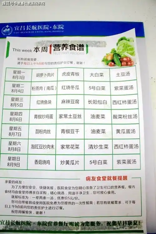长航东院后勤部:五元钱一份的营养餐,患者都说好!