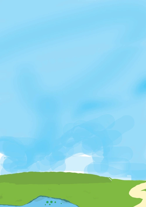 小清新卡通可爱信纸范文