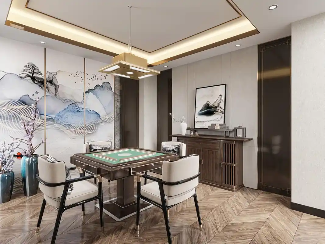 中式麻将馆|空间|商业空间设计|星夜燕子 - 原创作品 - 站酷 (zcool)