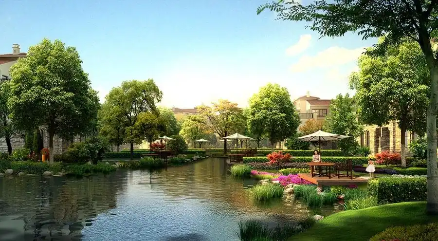 欢迎评价本人创作的小区绿化景观设计案例效果图怎么样?