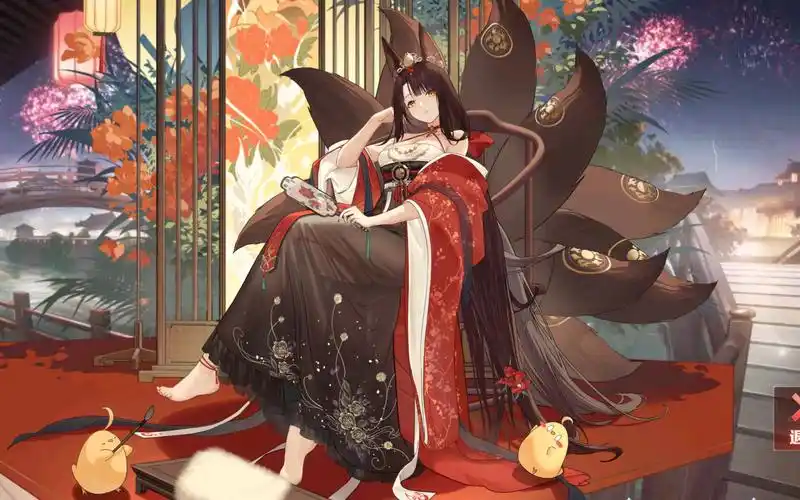 【碧蓝航线】赤城l2d皮肤-朝凤来仪鉴赏!久违的赤城l2d皮肤!