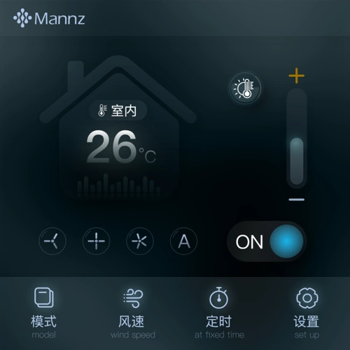 智能家居温度控制屏|ui|软件界面|欧克蹦蹦1 - 原创作品 - 站酷