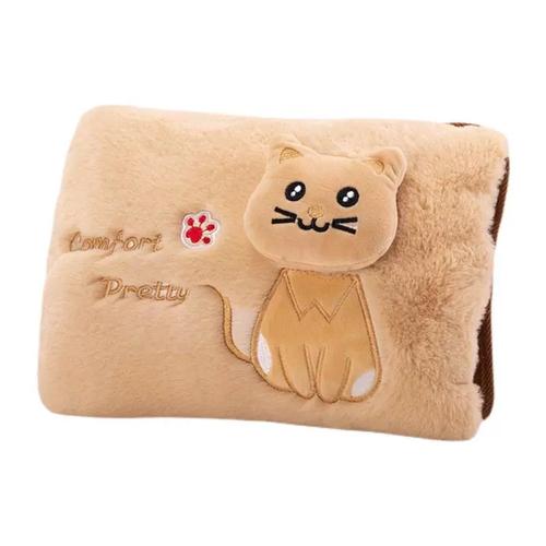 充电式电热水袋暖脚防爆暖手宝卡通暖水袋注水毛绒可爱电暖宝暖宫