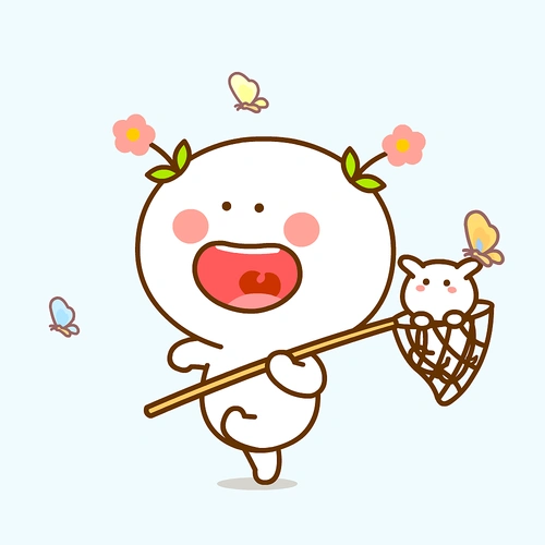 二花 桃小仙 微信表情 卡通动漫 头像壁纸