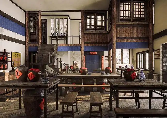 134丨武林外传同福客栈室内场景 @冰块sama - 活动专区 / 场景列车