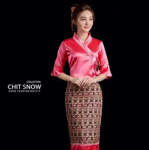 傣族服装缅甸新款泼水节民族套装民族服装