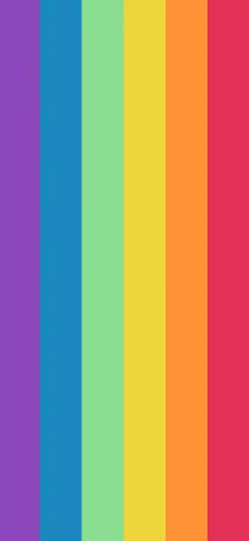 谁有这个彩虹壁纸求送原图非常感谢