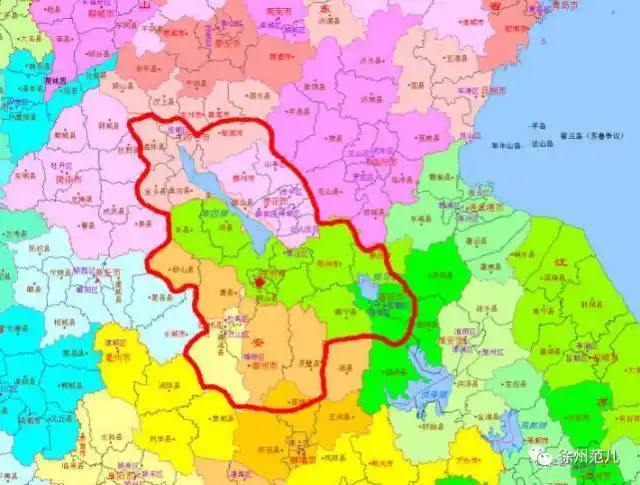 徐州周边这几个城市以后可能都划到一个省里