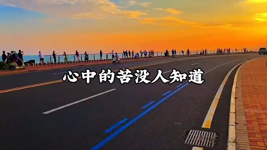 扎心情感语录#心中的苦没人知道