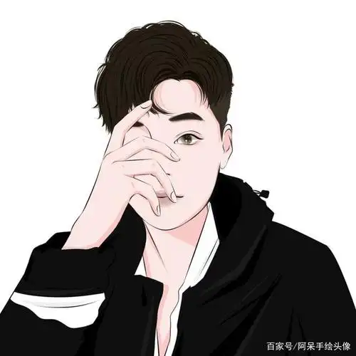 头像设计,男士多款手绘风格,挑一个换上吧