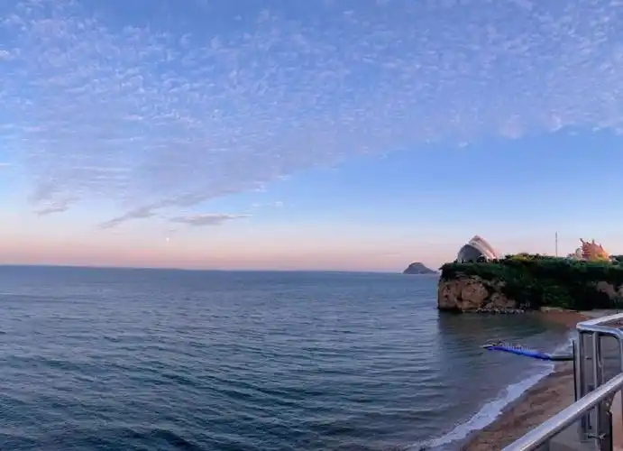 夏天和海风吹的凉爽天气