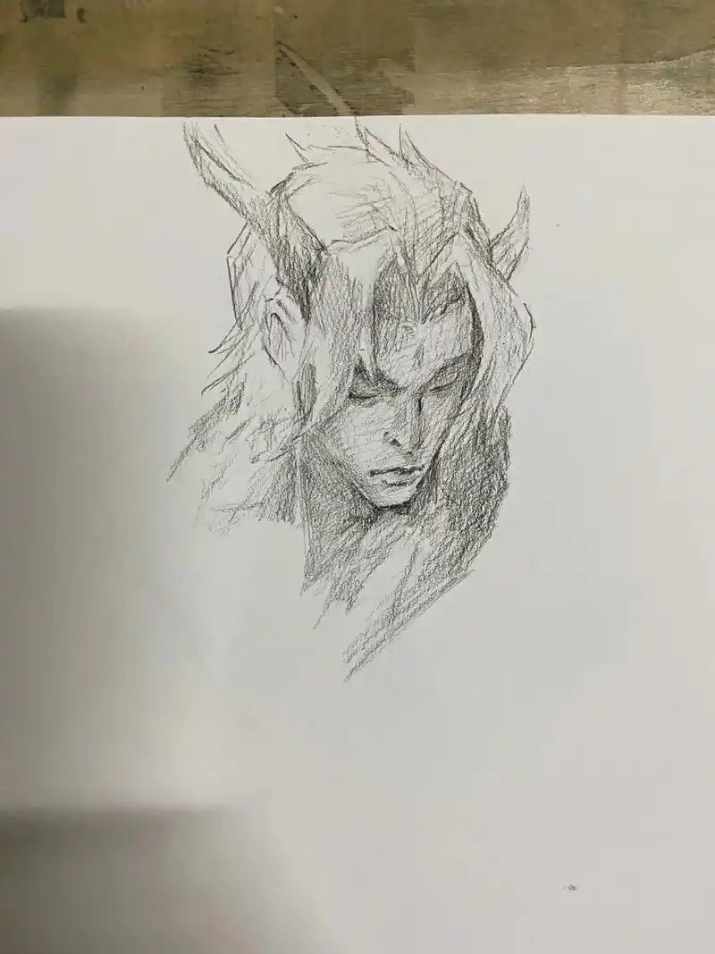 永恩～#画画 #手绘 #英雄联盟#永恩 再画一次 - 抖音