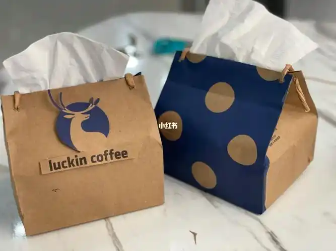 瑞幸手提袋抽纸盒