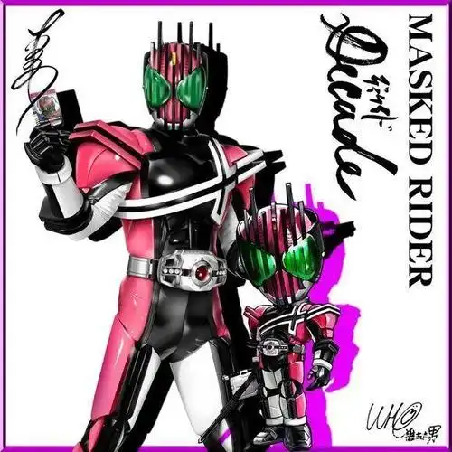 第六名的话就是假面骑士decade了,他百米用时6秒,看来是借债借多了.