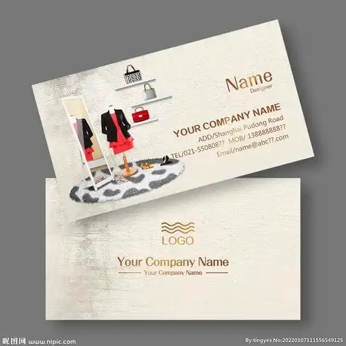 rgb20元(cny)关 键 词:女装名片 女装名片设计 女装名片模板 女