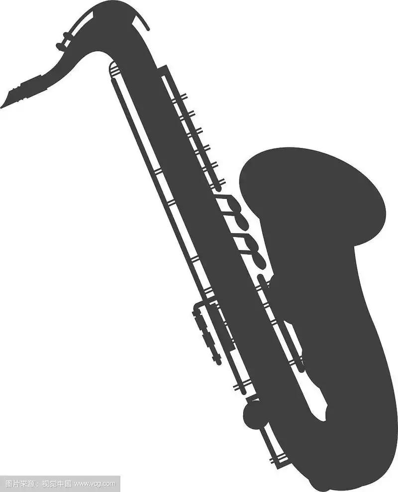 详细的萨克斯演奏家