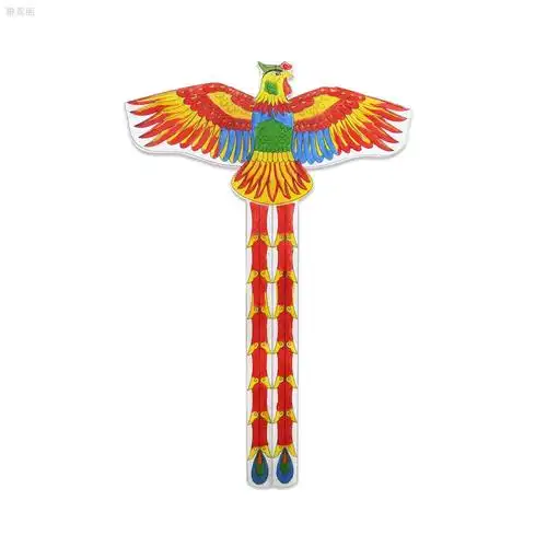 风筝儿童手工diy空白涂鸦教学传统竹子填色风筝