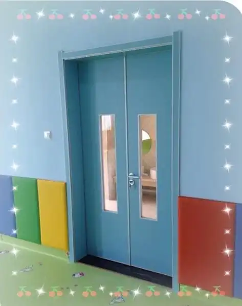 德州达衢厂家定做彩色幼儿园教室门培训班音乐舞蹈教室室内门定做质量
