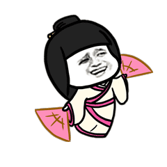 蘑菇头动图:高兴到转圈