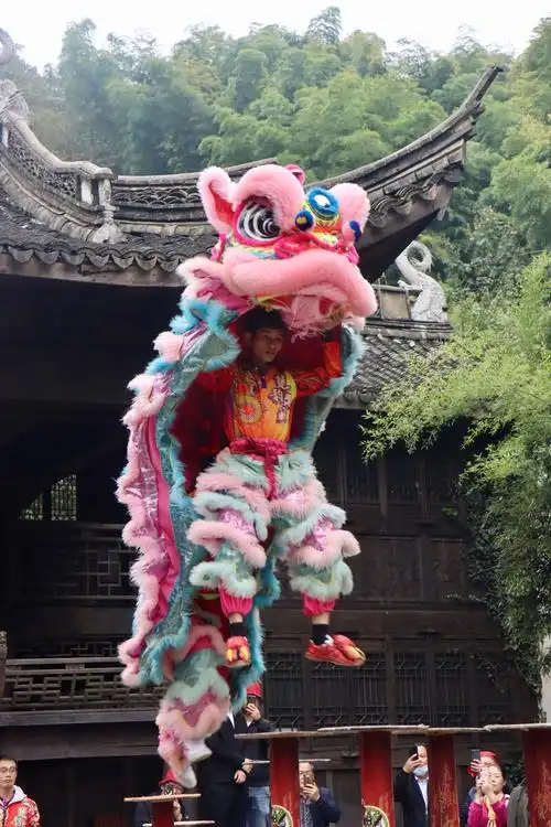 溧阳·南山竹海·舞狮表演 - 摄影师tomrrey - 图虫