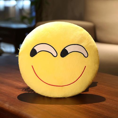 in)qq表情抱枕表情包毛绒玩具小公仔笑脸滑稽搞怪睡觉靠枕可爱布娃娃