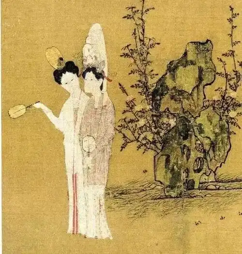 南宋末《招凉仕女图》