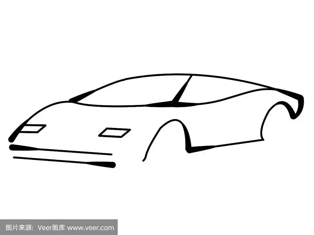 跑车线条艺术