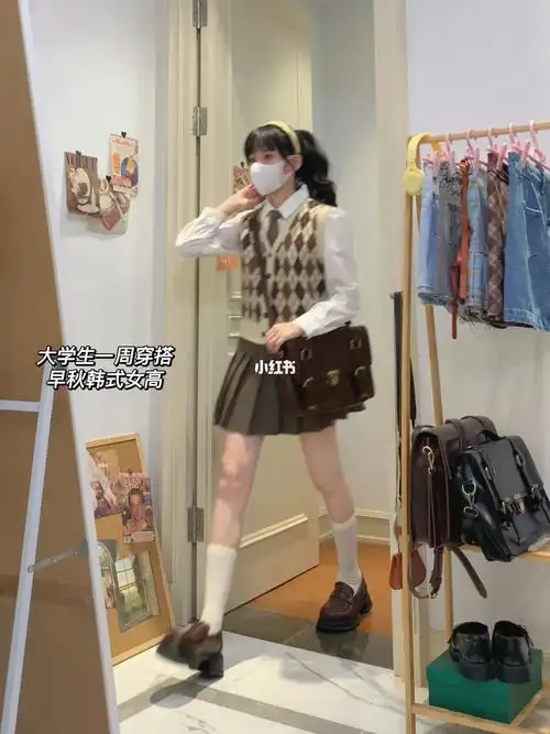 5g入秋姐妹们这样穿好韩国高中生好喜欢