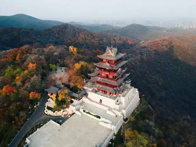 蔚然而深秀:深秋,航拍视角致敬欧阳修在乎的琅琊山水_滁州_南京_风景