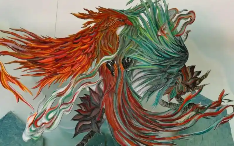 活动  山海神兽衍纸版比翼鸟