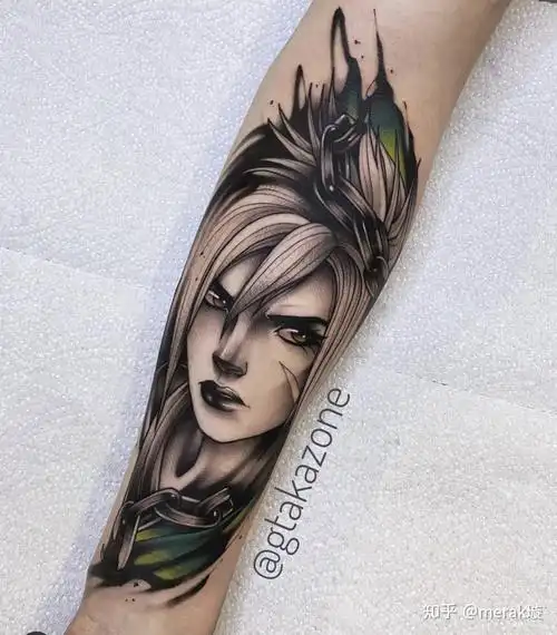 纹身游戏纹身第一弹英雄联盟