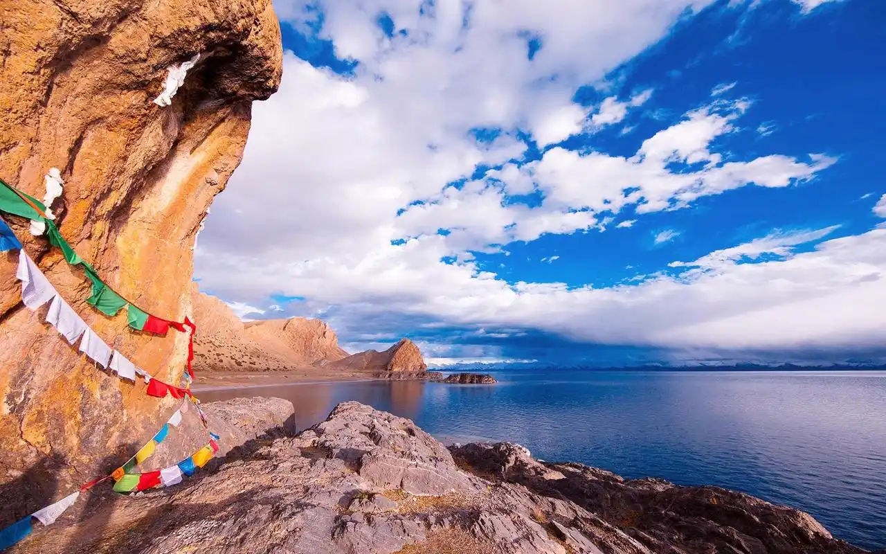 西藏圣象天门风景图片桌面壁纸