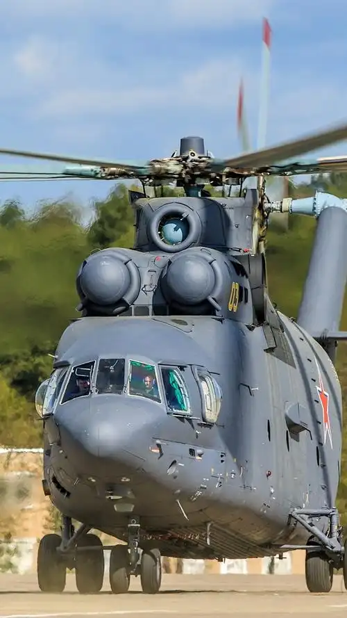 iphone 壁纸 米-26直升机正面图